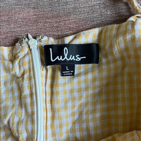 Lulu's Sunny Gingham Checkered Dress - Picture 10 of 11
